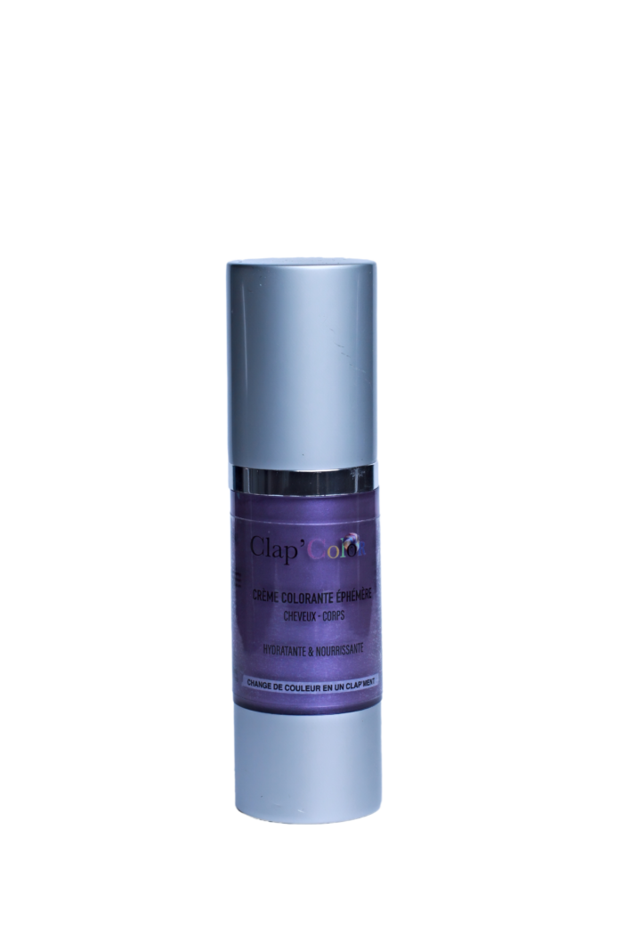 crème colorante violet éphémère pour les cheveux